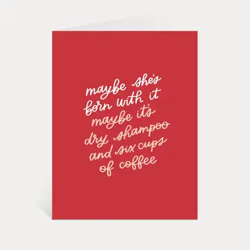 Maybe She's Born Card