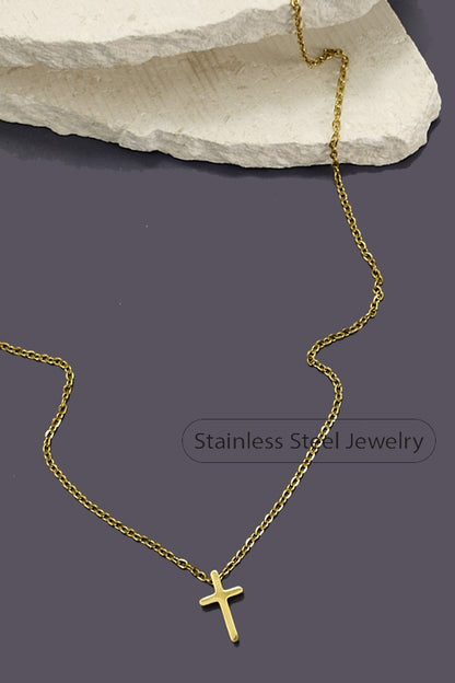 Gold Cross Necklace