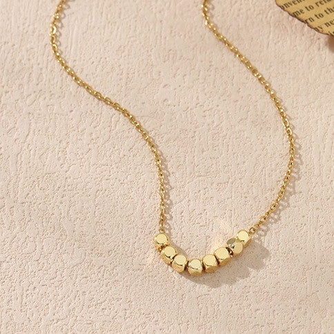 Cube Gold Necklace