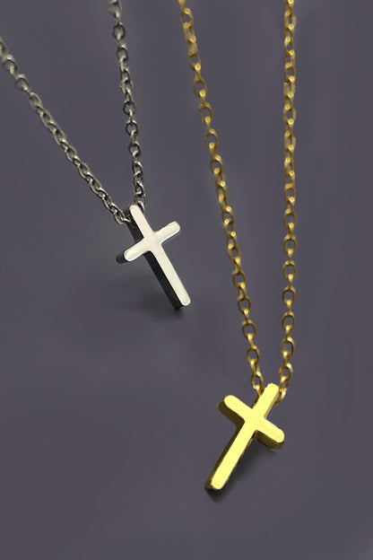 Gold Cross Necklace