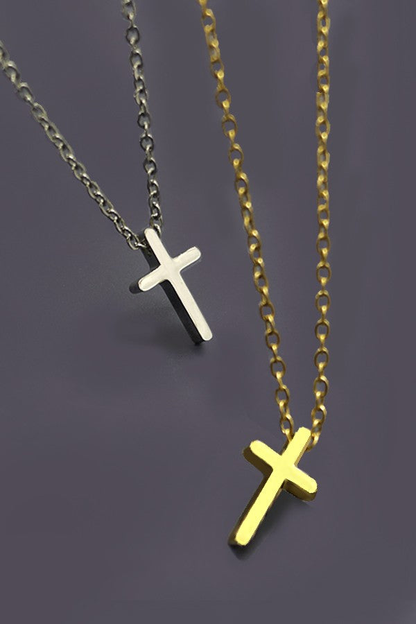 Silver Cross Necklace