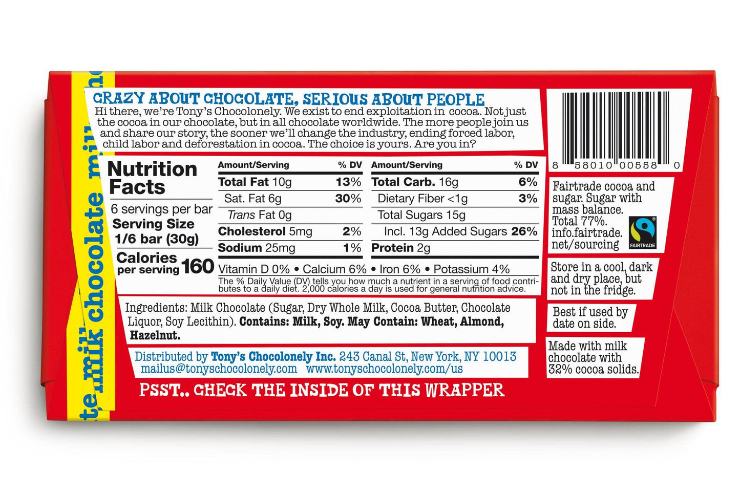Milk chocolate 32%