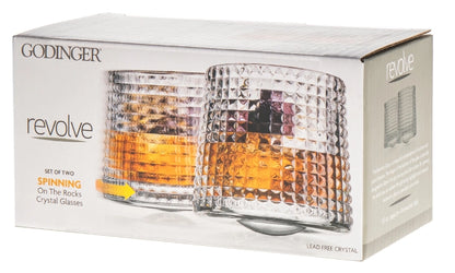 Spinning Whiskey Glass Set
