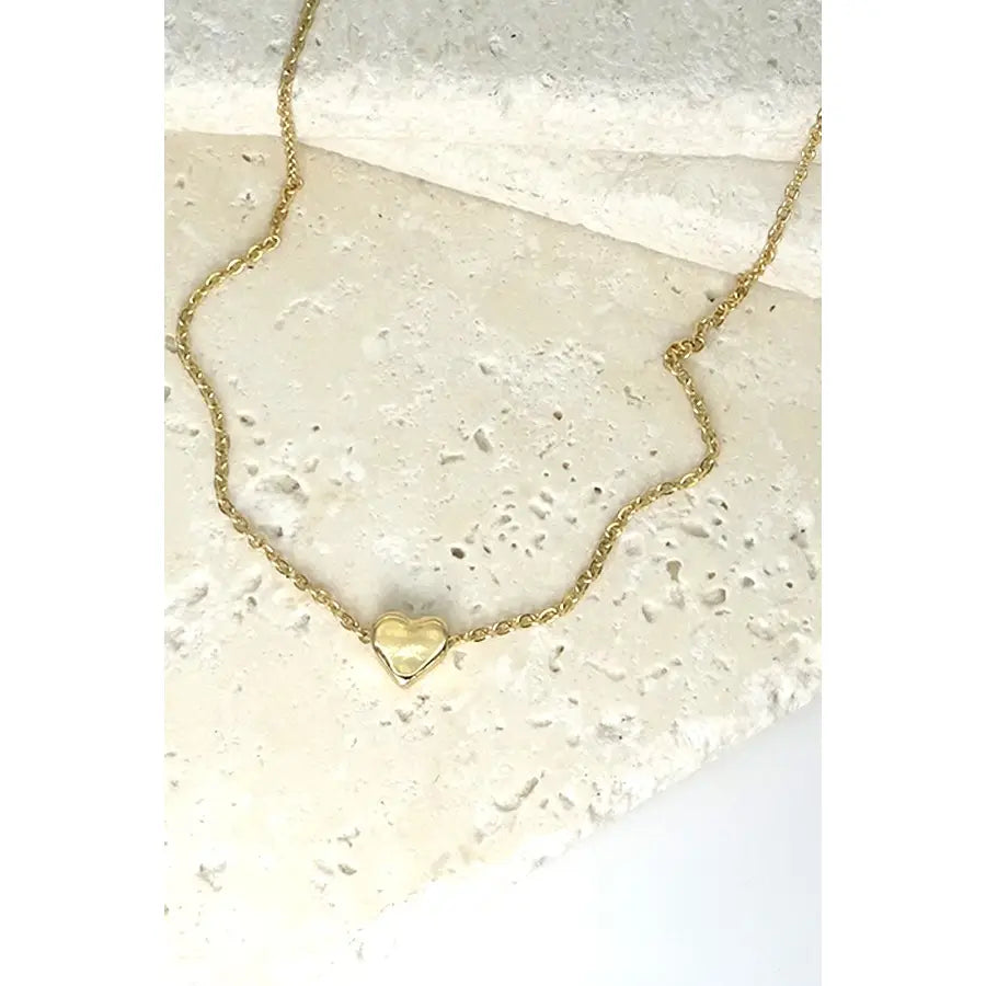 Gold Mini Heart Necklace