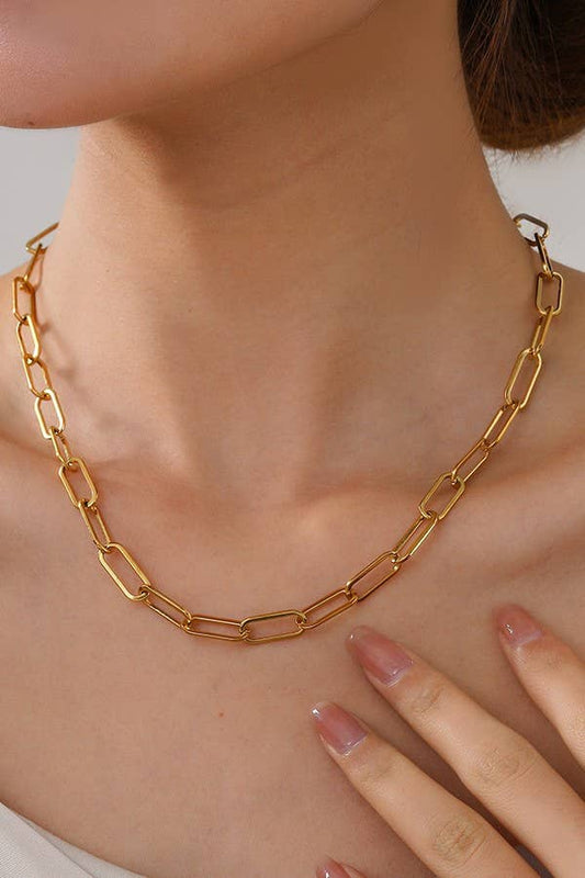 Waterproof Paperclip Necklace