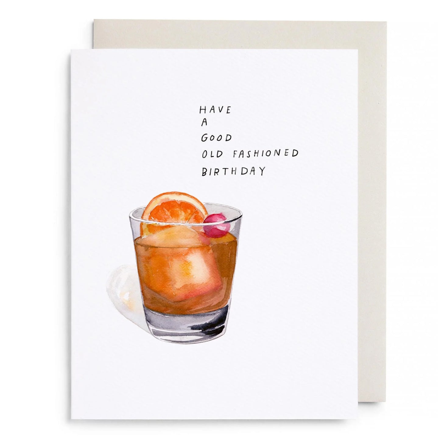 Old Fashioned Birthday Card