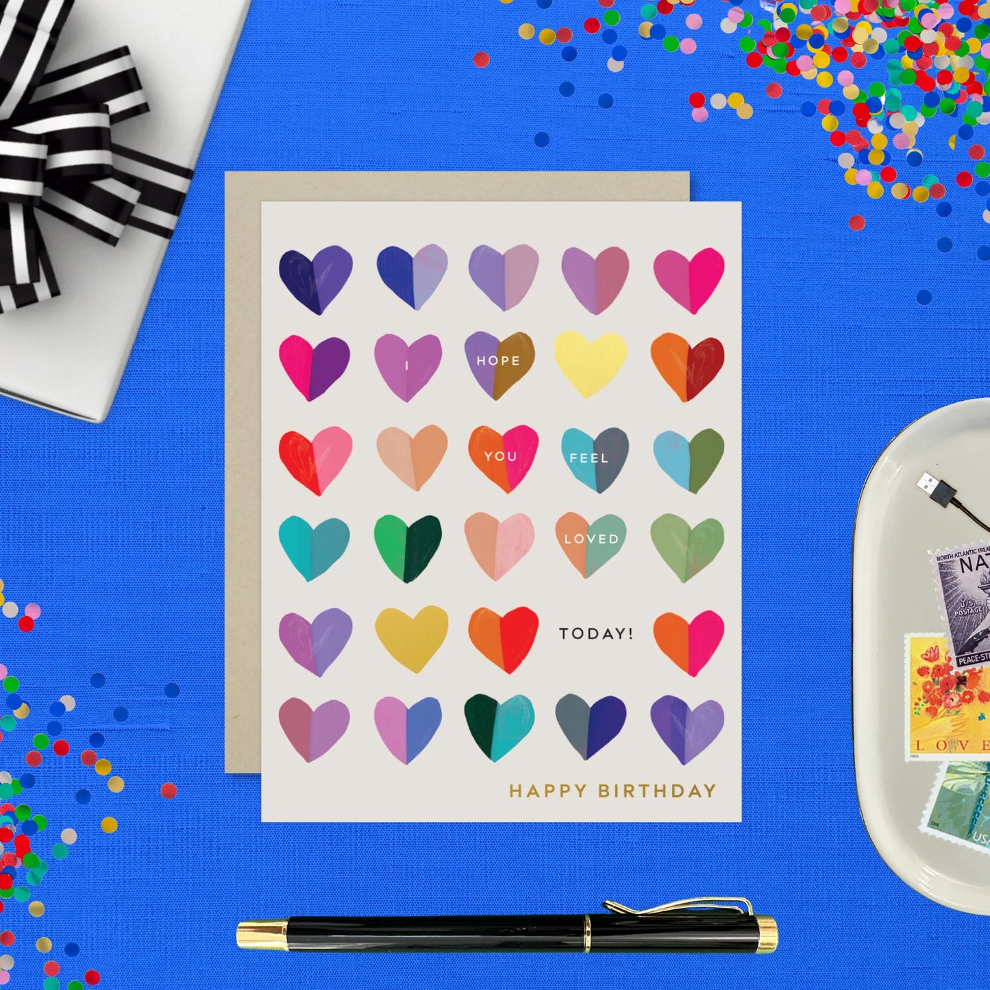 I Hope You Feel Loved Today Birthday Card