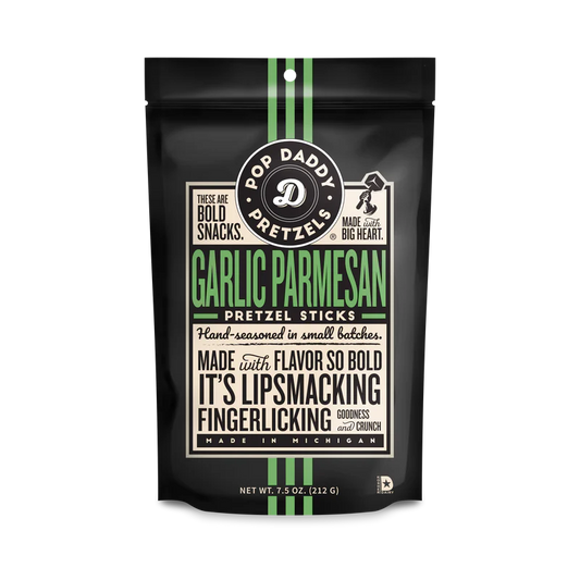 Garlic Parmesan Pretzel Sticks