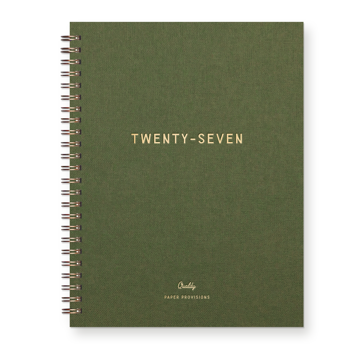 2027 Signature Linen Dated Planner: Moss