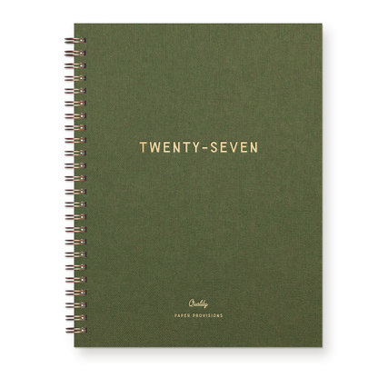 2027 Signature Linen Dated Planner: Moss