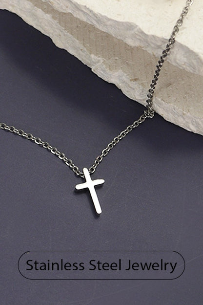 Silver Cross Necklace