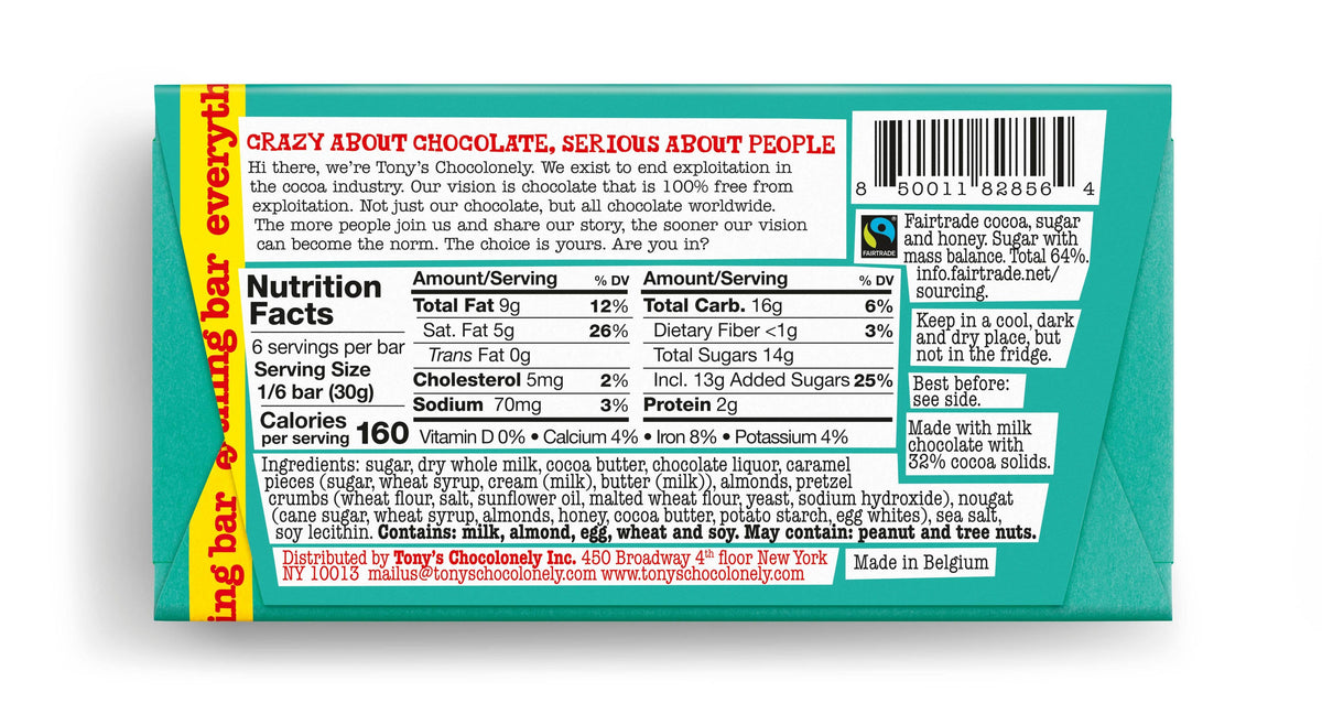 Everything Bar: Milk, Caramel, Almond, Nougat, Pretzel, Sea Salt