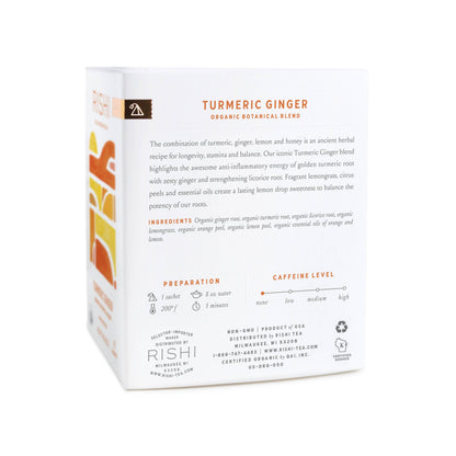 Turmeric Ginger Organic Herbal Tea