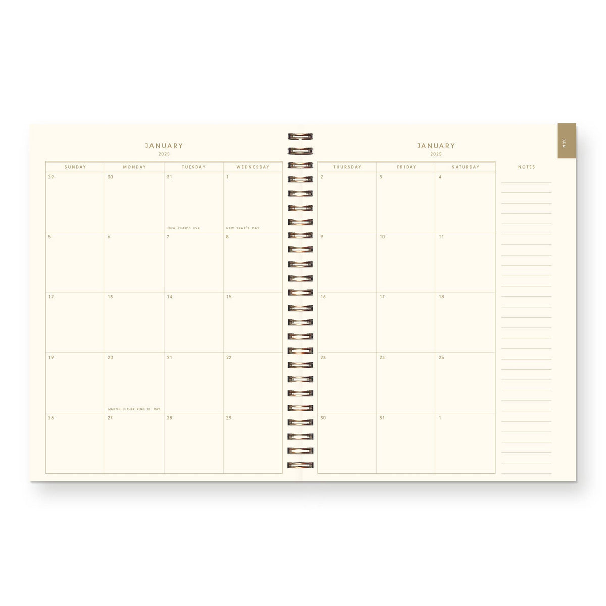 2027 Signature Linen Dated Planner: Moss