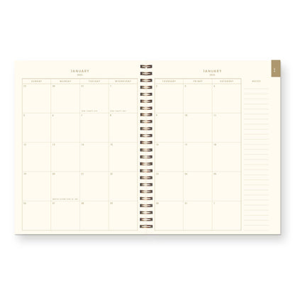 2027  Linen Dated Plan: Sapphire