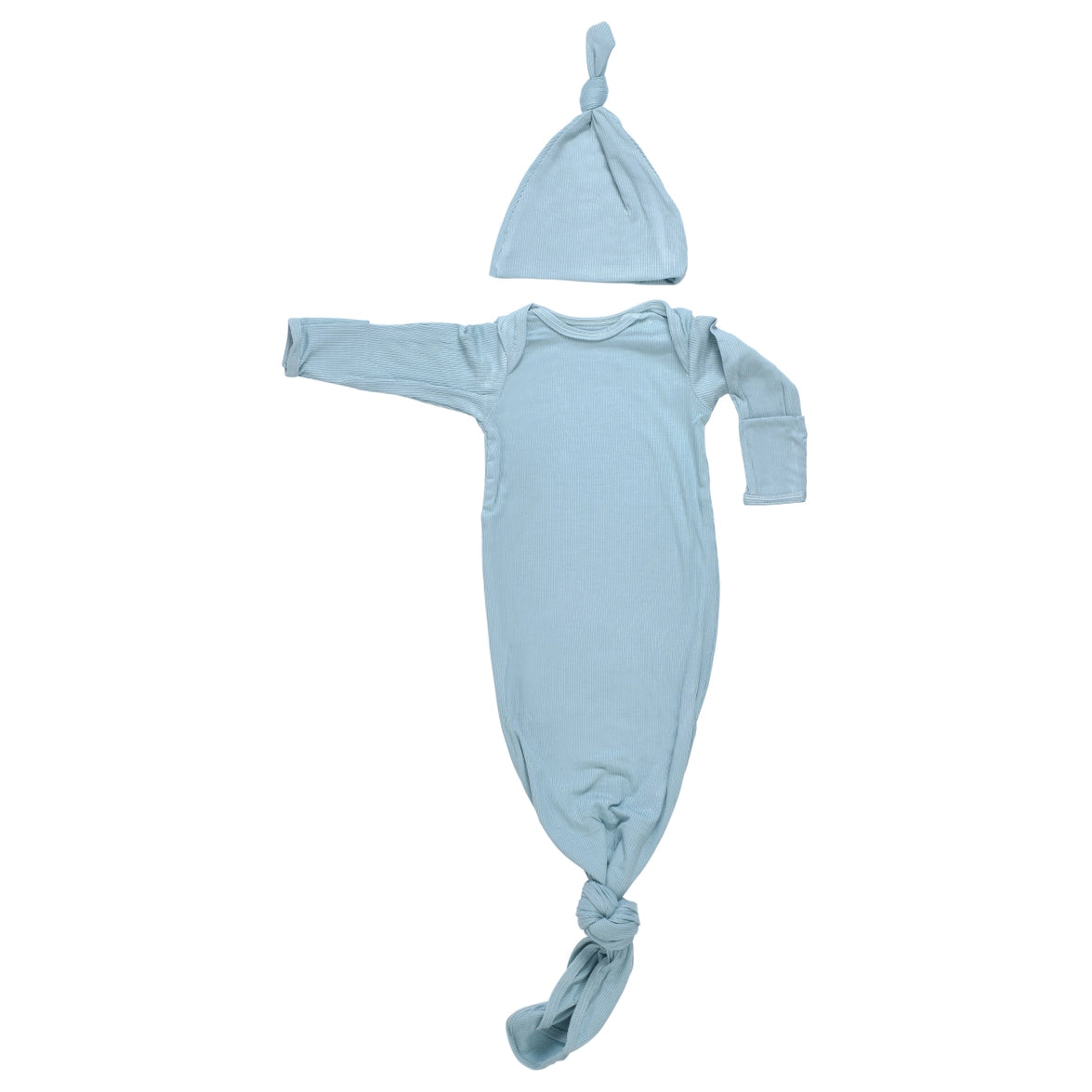 Blue Bird Newborn Gown and Hat