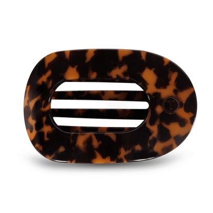 Tortoise Flat Round Clip (L)