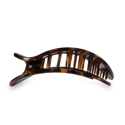 Tortoise Flat Round Clip (L)