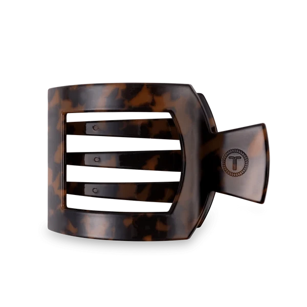 Tortoise Flat Square Clip (L)