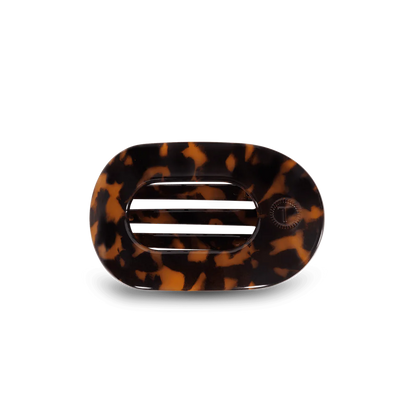 Tortoise Flat Round Clip (S)