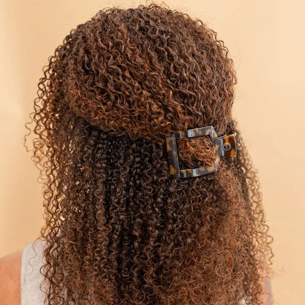 Tortoise Flat Square Clip (L)